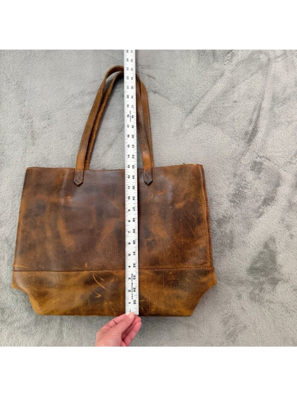 Kodiak Brown Leather Juneau Tote Large Shoulder Bag - Picture 3 of 9